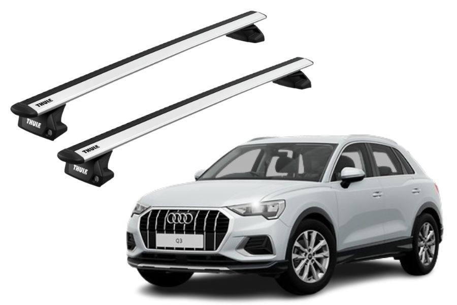 Barras THULE EVO WingBar para autos AUDI Q3 2012 a 2018