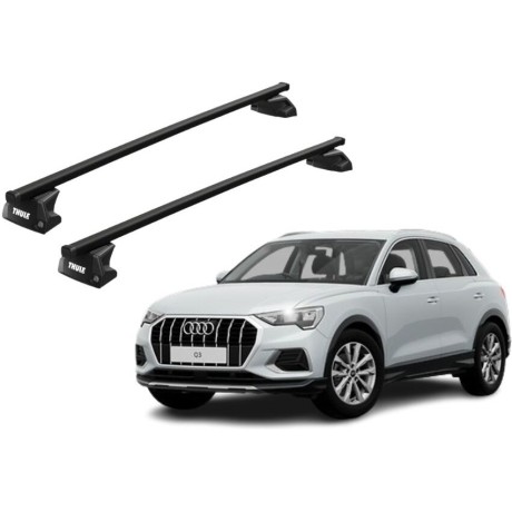 Barras THULE EVO SquareBar para autos AUDI Q3 2012 a 2018