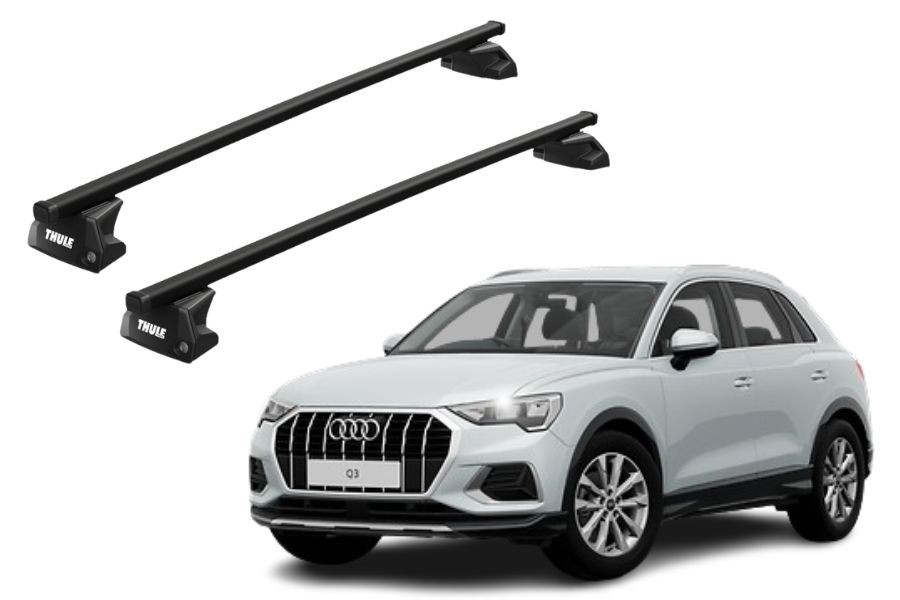 Barras THULE EVO SquareBar para autos AUDI Q3 2012 a 2018