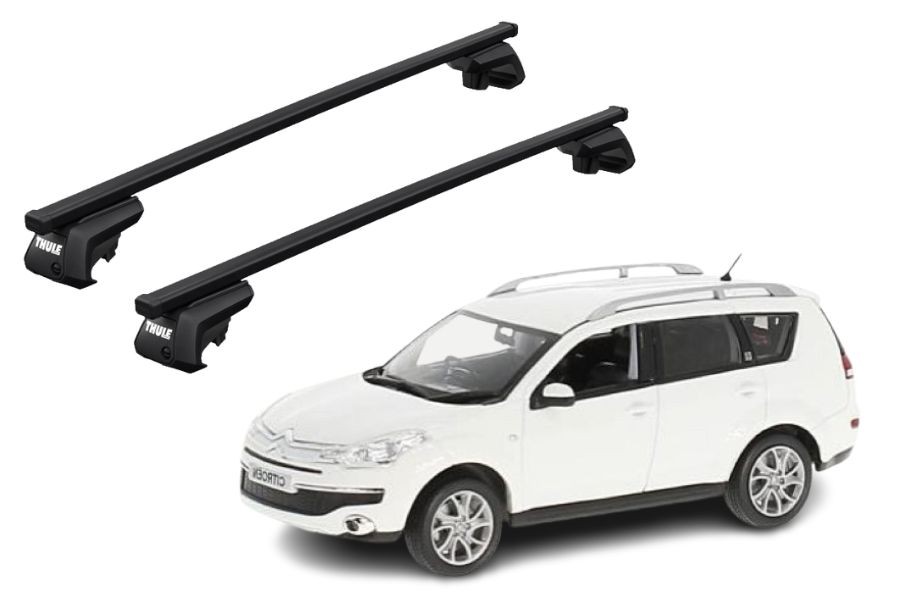 Barras THULE EVO SquareBar para autos CITROEN C-crosser 2007 a 2012