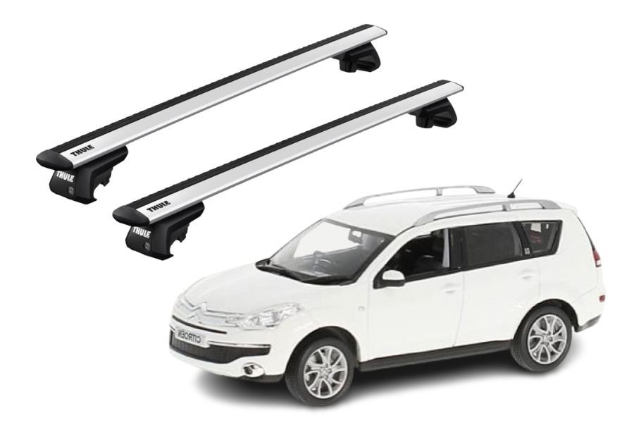 Barras THULE EVO WingBar para autos CITROEN C-crosser 2007 a 2012