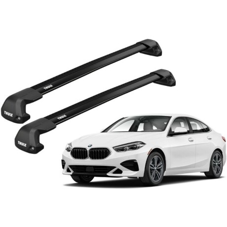 Barras THULE EDGE Flush para autos BMW 2-Series Gran Coupe (F44) desde 2020 negro