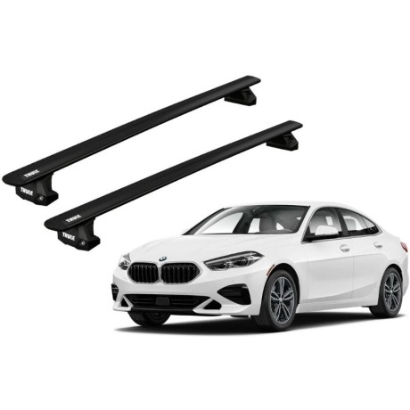 Barras THULE EVO WingBar para autos BMW 2-Series Gran Coupe (F44) desde 2020 negro