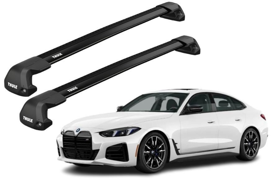 Barras THULE EDGE Flush para autos BMW i4 desde 2022 negro