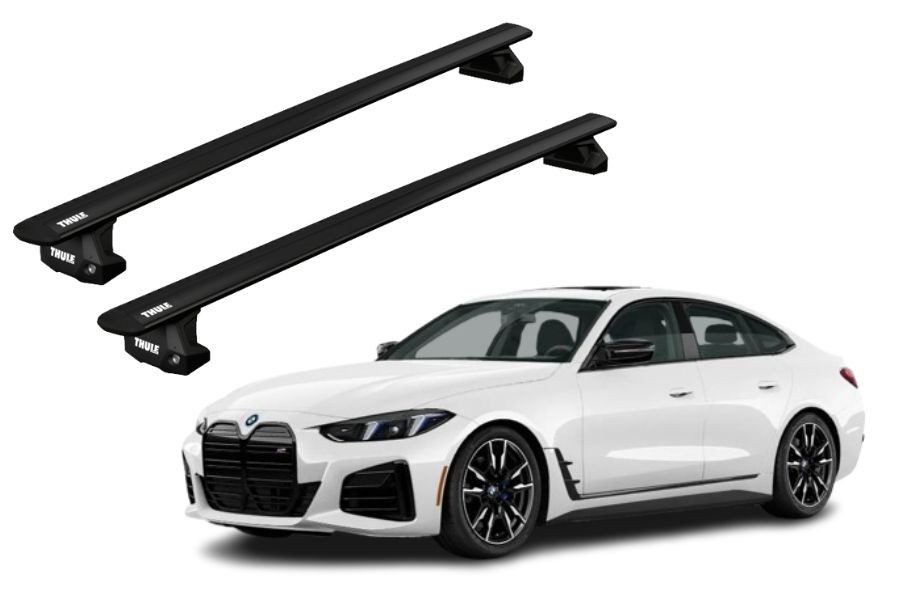 Barras THULE EVO WingBar para autos BMW i4 desde 2022 negro
