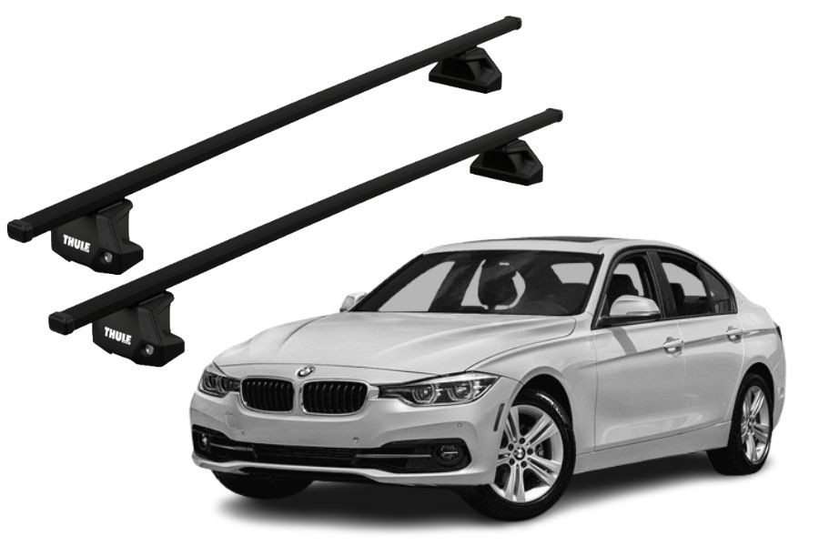 Barras THULE EVO SquareBar para autos BMW 3-Series Gran Turismo 2013 a 2020