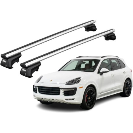Barras THULE SmartRack XT AluBar para autos PORSCHE Cayenne 2010 a 2017