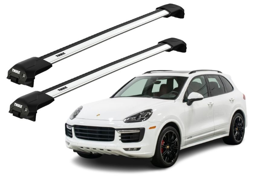 Barras THULE EDGE Flush para autos PORSCHE Cayenne 2010 a 2017