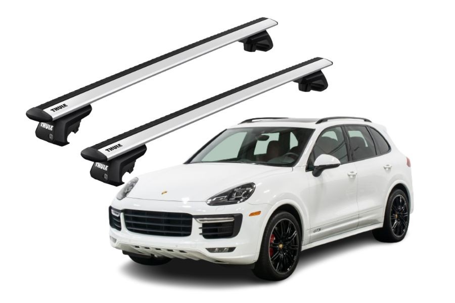 Barras THULE EVO WingBar para autos PORSCHE Cayenne 2010 a 2017