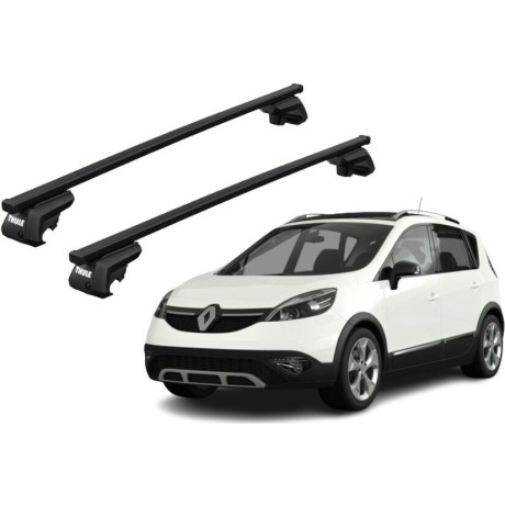 Barras THULE EVO SquareBar para autos RENAULT Scenic X Mod 2012 a 2016