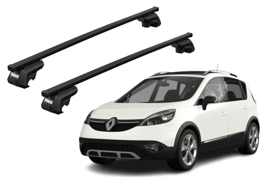 Barras THULE EVO SquareBar para autos RENAULT Scenic X Mod 2012 a 2016