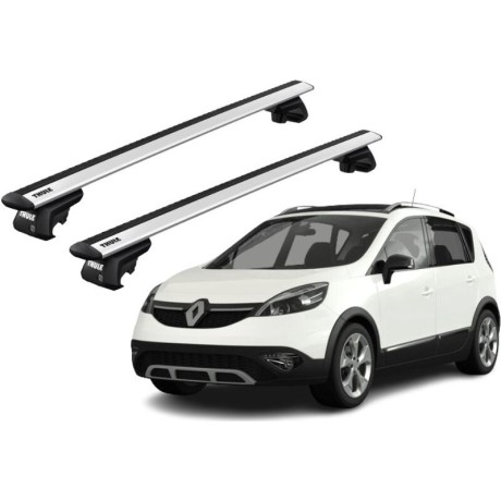 Barras THULE EVO WingBar para autos RENAULT Scenic X Mod 2012 a 2016