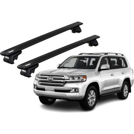 Barras THULE EVO WingBar para autos TOYOTA Land Cruiser 120 desde 2004 negro