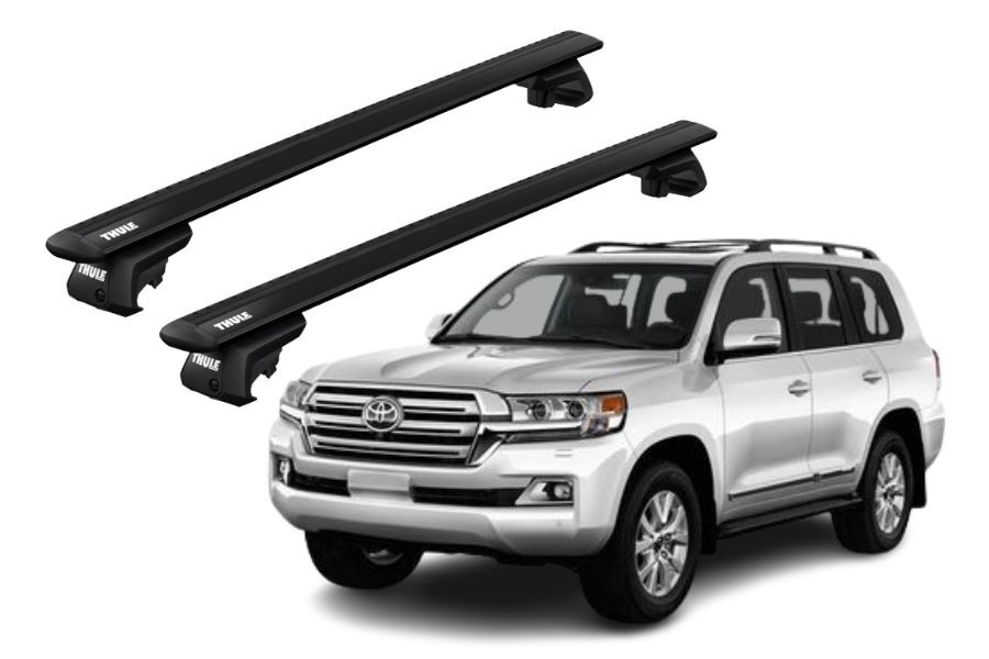 Barras THULE EVO WingBar para autos TOYOTA Land Cruiser 120 desde 2004 negro