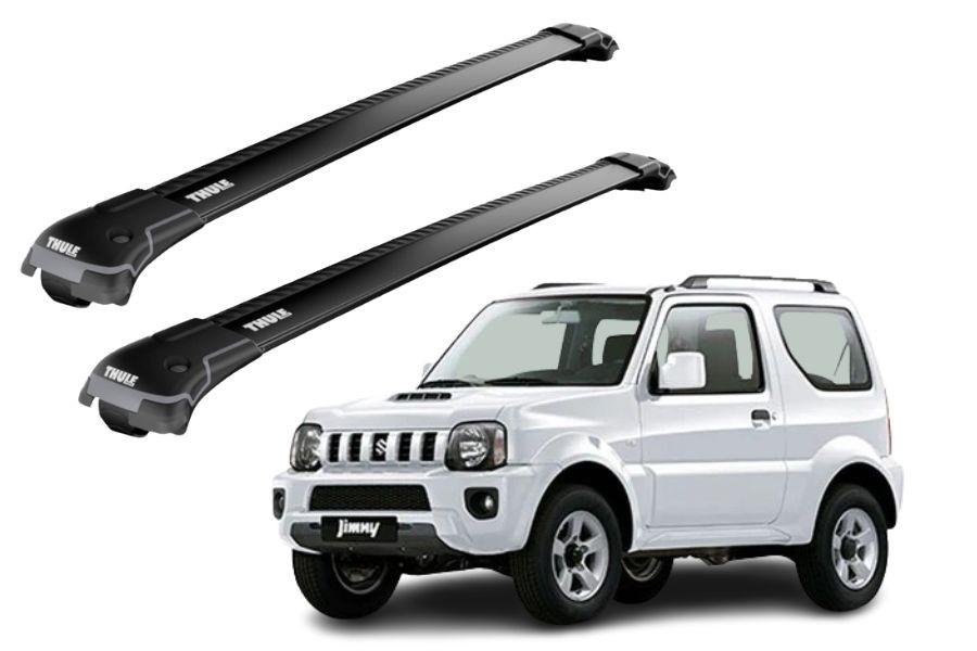 Barras THULE EDGE para autos SUZUKI Jimny 1998 a 2018 negro