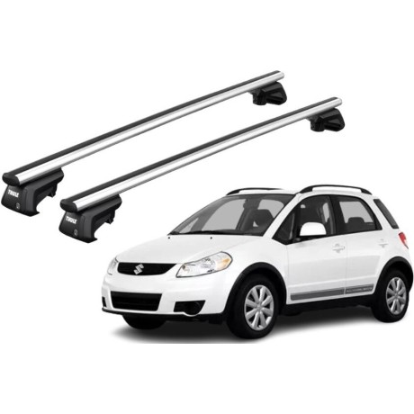 Barras THULE SmartRack XT AluBar para autos SUZUKI SX4 2006 a 2013
