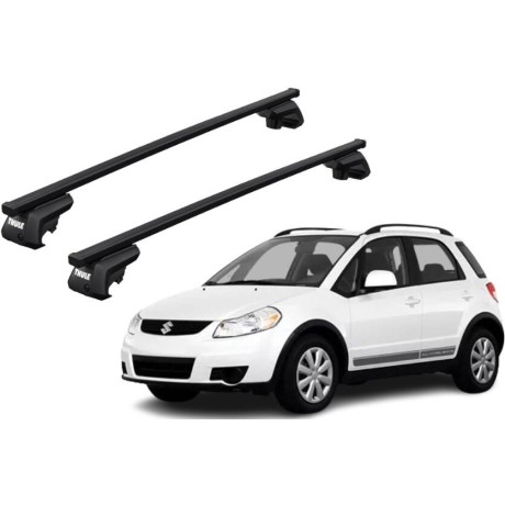 Barras THULE EVO SquareBar para autos SUZUKI SX4 2006 a 2013