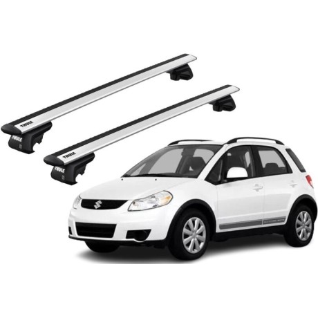 Barras THULE EVO WingBar para autos SUZUKI SX4 2006 a 2013