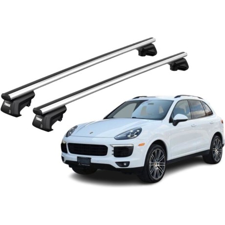 Barras THULE SmartRack XT AluBar para autos PORSCHE Cayenne 2002 a 2009