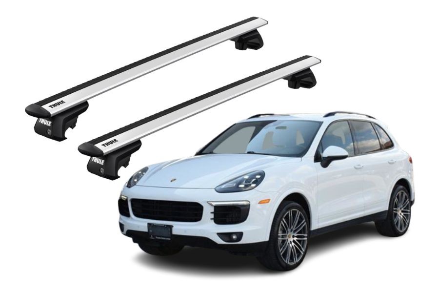 Barras THULE EVO WingBar para autos PORSCHE Cayenne 2002 a 2009