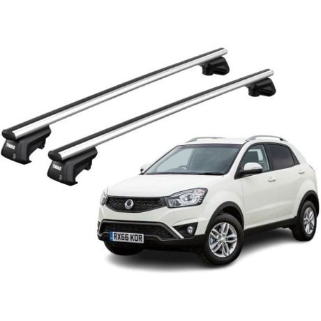 Barras THULE SmartRack XT AluBar para autos SSANGYONG Korando 2011 a 2019
