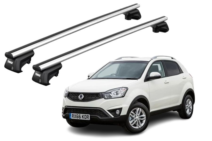 Barras THULE SmartRack XT AluBar para autos SSANGYONG Korando 2011 a 2019