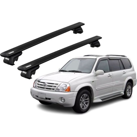 Barras THULE EVO WingBar para autos SUZUKI XL-7 2003 a 2010 negro