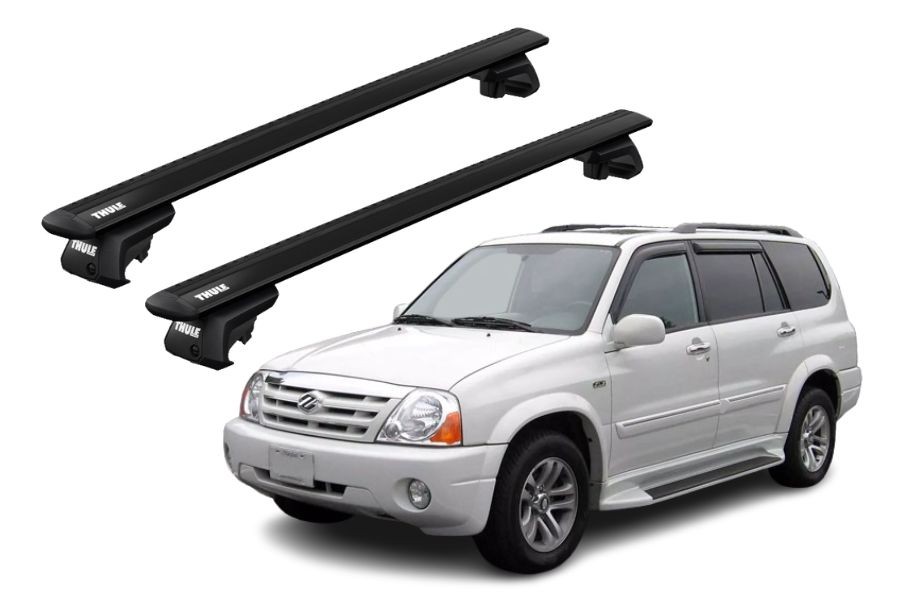 Barras THULE EVO WingBar para autos SUZUKI XL-7 2003 a 2010 negro
