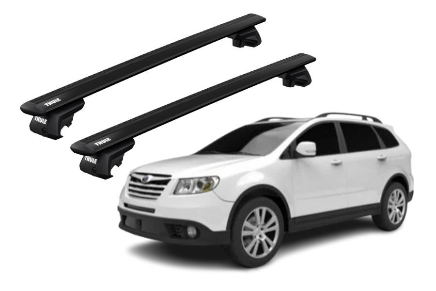 Barras THULE EVO WingBar para autos SUBARU Tribeca desde 2008 negro