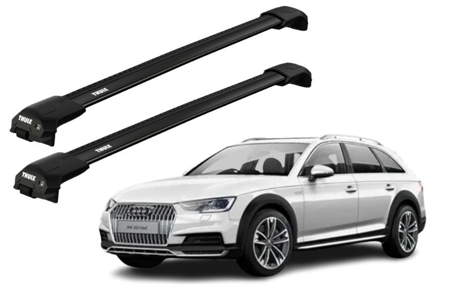 Barras THULE EDGE Flush para autos AUDI A4 Allroad desde 2016 negro