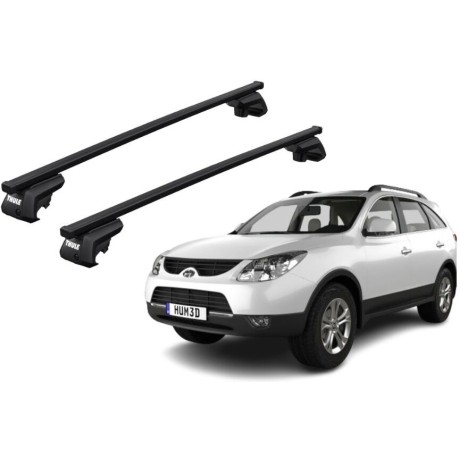 Barras THULE EVO SquareBar para autos HYUNDAI ix55 desde 2008