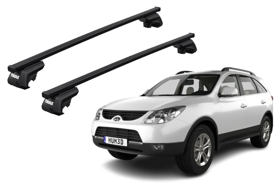 Barras THULE EVO SquareBar para autos HYUNDAI ix55 desde 2008