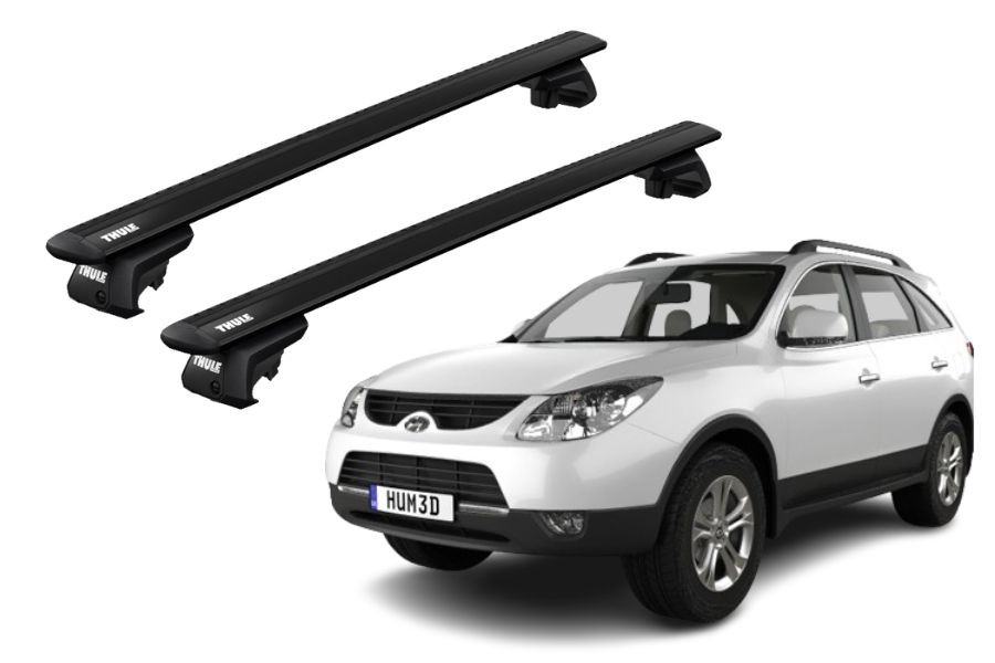Barras THULE EVO WingBar para autos HYUNDAI ix55 desde 2008 negro