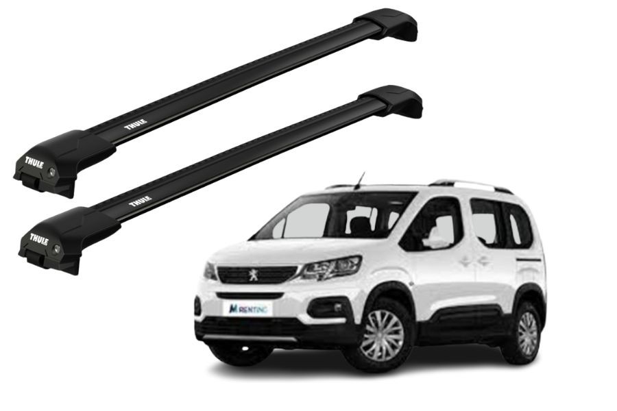 Barras Thule PEUGEOT Rifter 19- RE / EDGE FLUSH BLACK