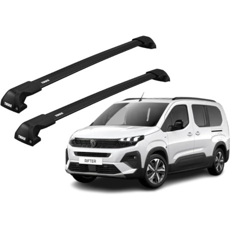 Barras Thule PEUGEOT Rifter 19- RA / EDGE Flush BLACK