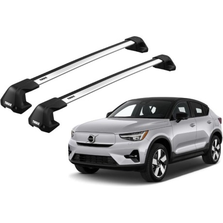 Barras THULE EDGE Flush para autos VOLVO C40 Recharge desde 2022 - 2024