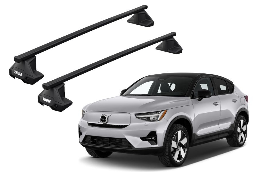Barras THULE EVO SquareBar para autos VOLVO C40 Recharge desde 2022 - 2024
