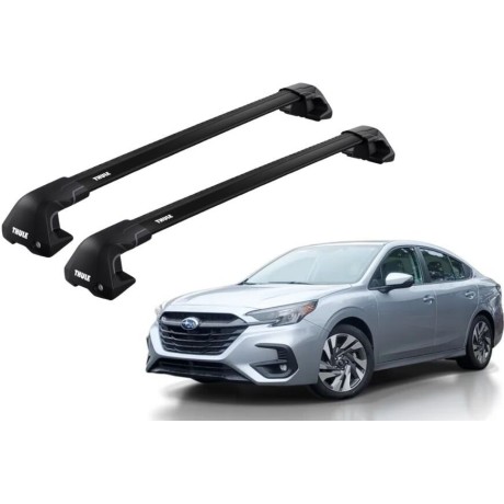 Barras THULE EDGE Flush para autos SUBARU Liberty desde 2015 negro
