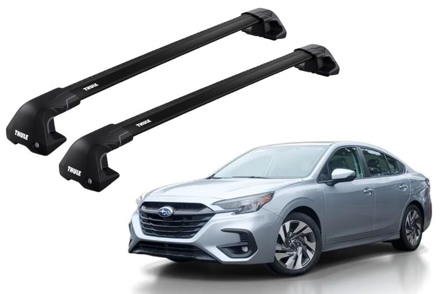 Barras THULE EDGE Flush para autos SUBARU Liberty desde 2015 negro