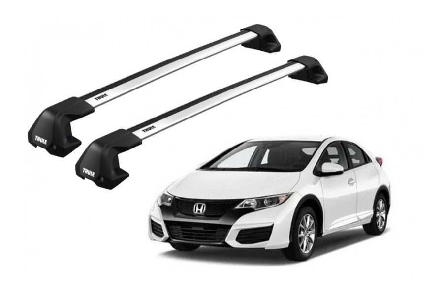 Barras THULE EDGE Flush para autos HONDA Civic 2012 a 2015