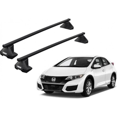 Barras THULE EVO SquareBar para autos HONDA Civic 2012 a 2015