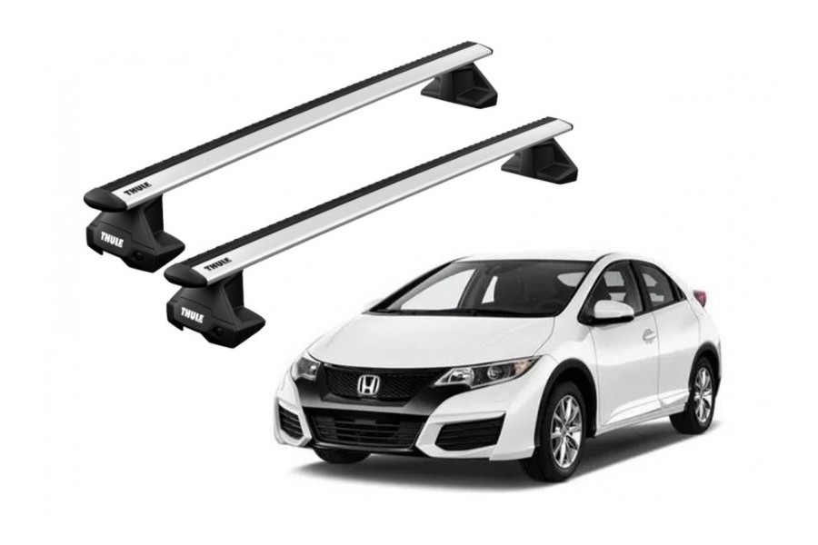 Barras THULE EVO WingBar para autos HONDA Civic 2012 a 2015