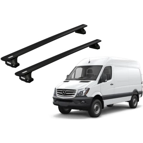 Barras THULE EVO WingBar para FIAT Ducato desde 2006 negro