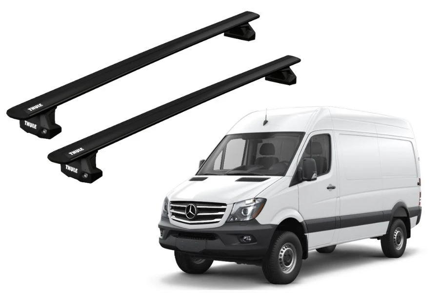 Barras THULE EVO WingBar para FIAT Ducato desde 2006 negro