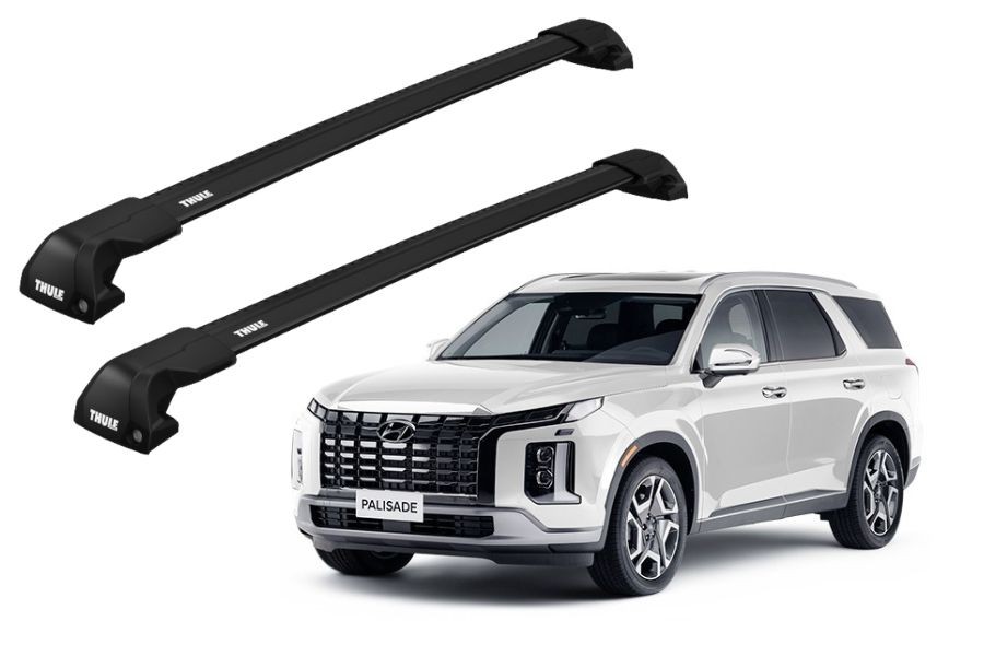 Barras THULE EDGE Flush para autos HYUNDAI Palisade desde 2019 negro
