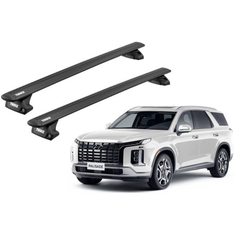 Barras THULE EVO WingBar para autos HYUNDAI Palisade desde 2019 negro