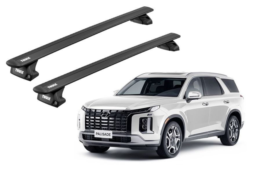 Barras THULE EVO WingBar para autos HYUNDAI Palisade desde 2019 negro