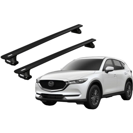 Barras THULE EVO WingBar para autos MAZDA CX-5 desde 2017 negro