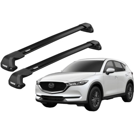 Barras THULE EDGE Flush para autos MAZDA CX-5 desde 2017 negro