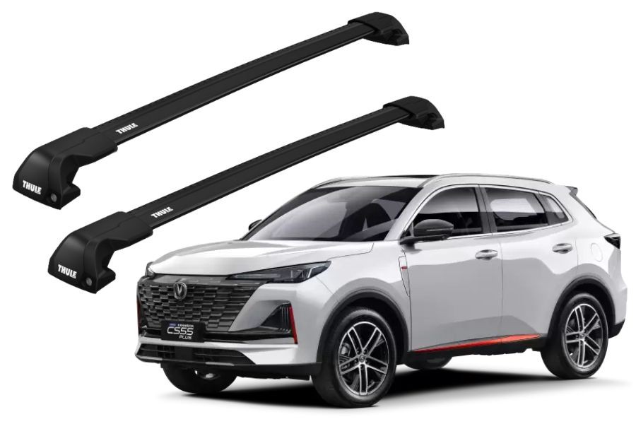 Barras THULE EDGE Flush para autos CHANGAN CS55 desde 2019 negro